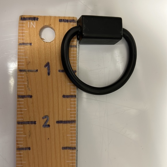 Set of 6, Hearth and Hand black iron pull knobs - Picture 4 of 4